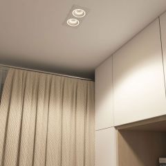 DK2062-WH Встраиваемый светильник, IP 20, до 15 Вт, GU10, LED, белый, алюминий | фото 4