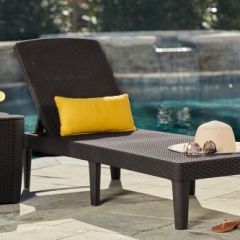 Шезлонг Джайпур (Jaipur Sun lounger) виски-коричневый | фото 3